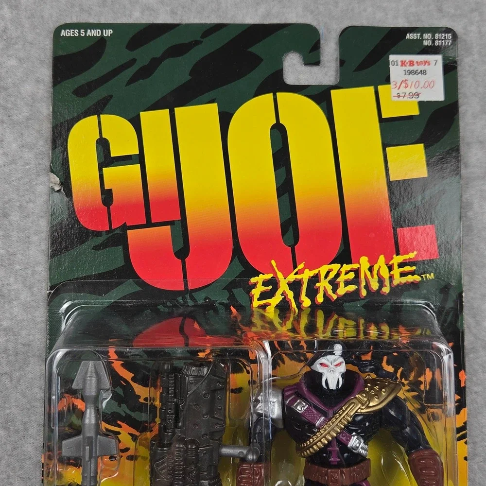 GI Joe Extreme Iron Klaw Action Figure 1995 Kenner SKAR Leader Vintage Toy